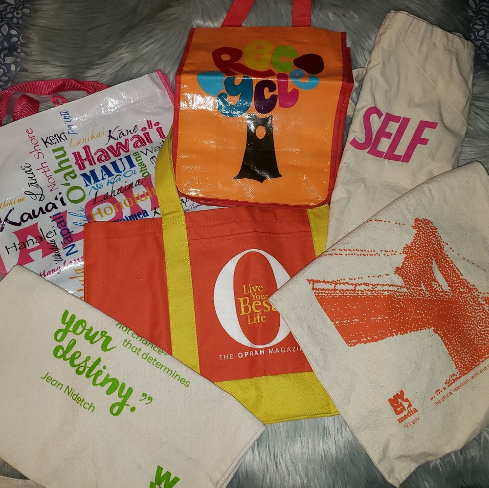 Bundle Of Canvas/Reusable Totes - image 1